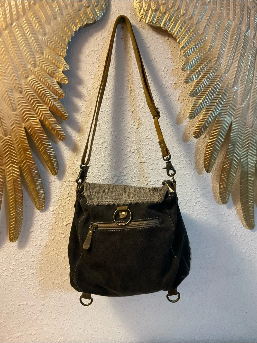 Myra Bag Backpack convertible Aztec print